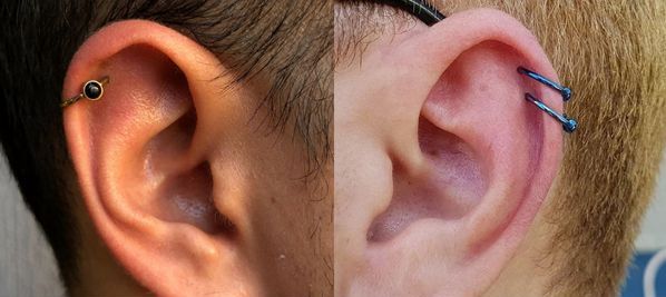 Bấm tai nam - bấm lỗ tai nam - xỏ khuyên tai nam