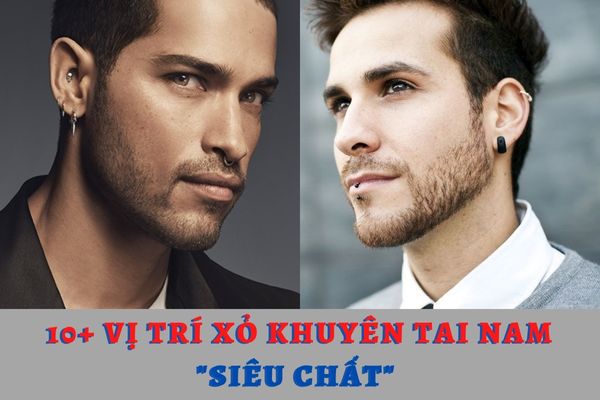 Bấm tai nam - bấm lỗ tai nam - xỏ khuyên tai nam