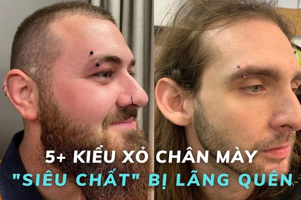 Các kiểu dáng xỏ khuyên chân mày "siêu chất" bị lãng quên