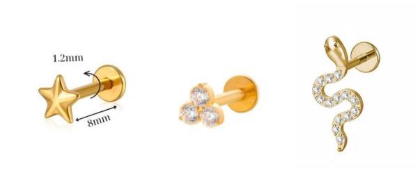 Vàng 14k hoặc 18k (Solid Gold) - chất liệu bác sĩ khuyên dùng