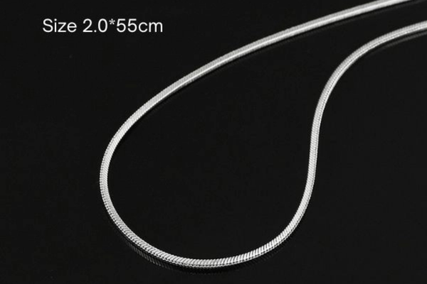 Dây chuyền Unisex đơn giản, dễ phối đồ - 2 size