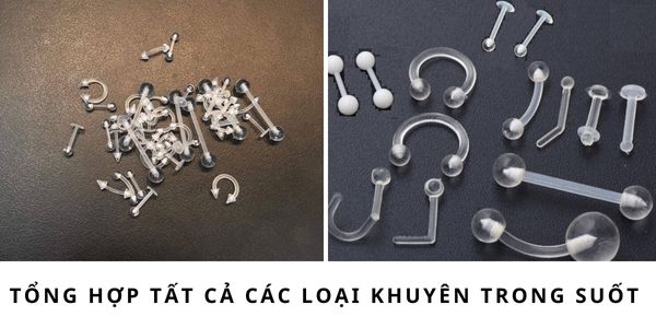 Đi học có được xỏ khuyên không?  khuyên trong suốt