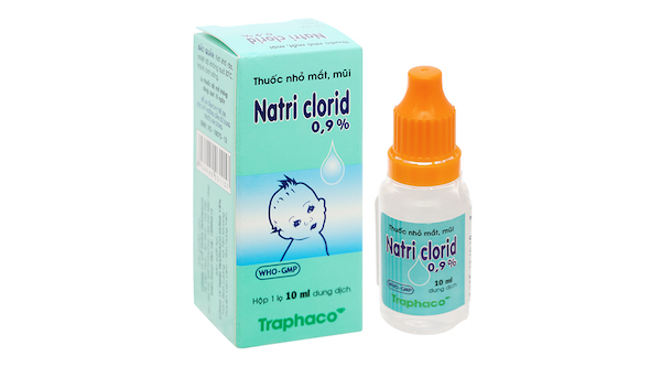 Natri clorid 0.9% em bé - Dung dịch vệ sinh lỗ xỏ khuyên