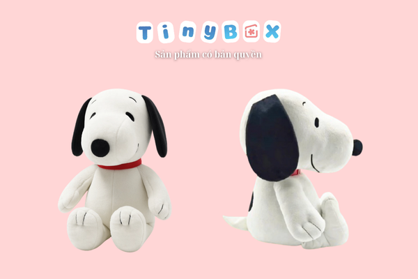 Gấu Bông Snoopy trắng - Trung