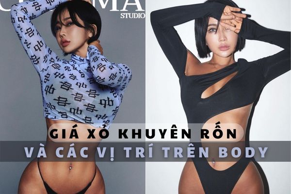 Giá xỏ khuyên rốn và giá xỏ khuyên các vị trí trên body