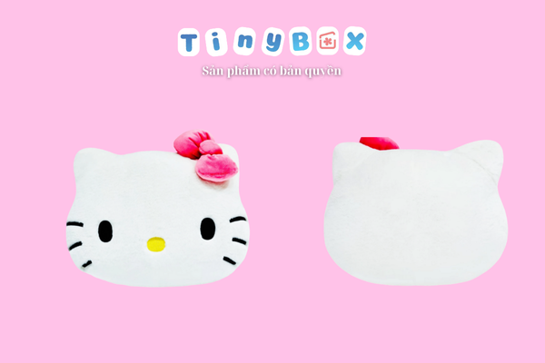Gối mặt Hello Kitty