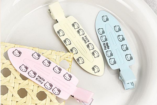 Kẹp tóc hình Hello Kitty nhiều màu - Đáng yêu