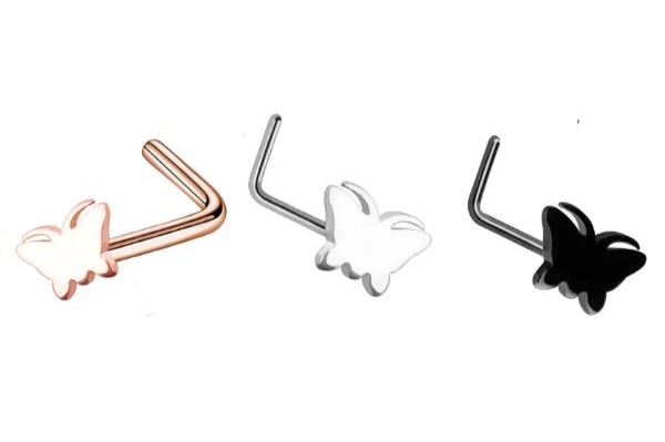 Khuyên mũi - khuyên tai Tragus hình con bướm 