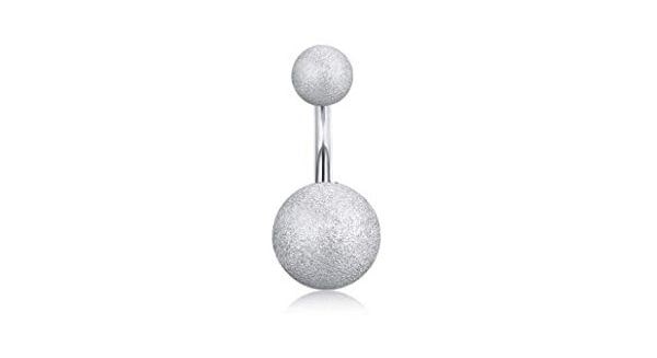 Khuyên rốn nhám lấp lánh - Giá hạt dẻ