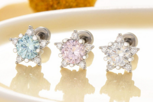  Khuyên tai Sao biển 0.8*6mm