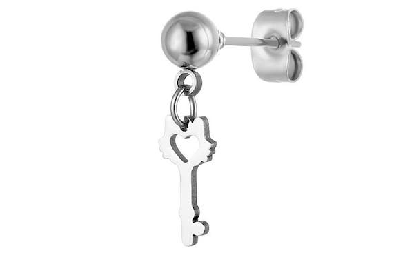 Khuyên tai hình móc khóa - Key