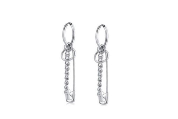 Khuyên tai xích tòn ten Unisex cá tính