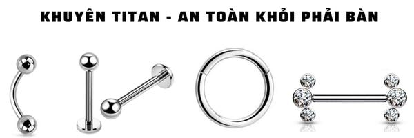 Khuyên titanium là gì? - Chất liệu khuyên tai titan có tốt không?