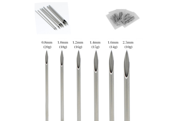 Kim xỏ khuyên đầy đủ size