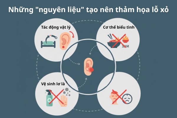 Những "nguyên liệu" tạo nên thảm họa lỗ xỏ