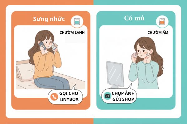 Hướng dẫn xử lý ok365m bị sưng nhức hoặc có mủ dịp Tết.
