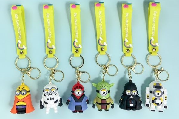 Móc khóa hoạt hình MINION, 6 mẫu độc lạ