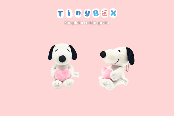 Móc Khóa Snoopy Trái tim