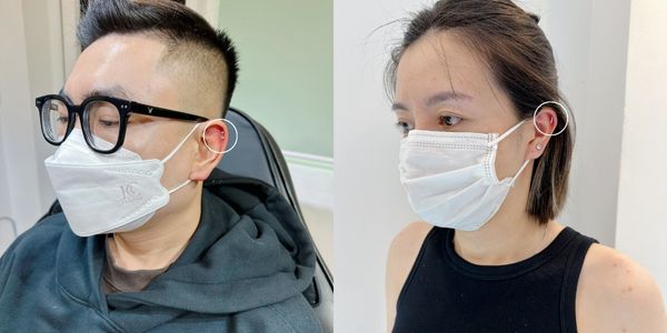 Mức độ đau các vị trí xỏ khuyên tai