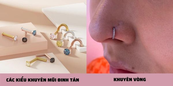 Mũi tẹt có nên xỏ khuyên không?