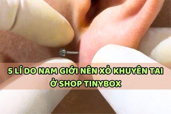 Nam xỏ khuyên tai 