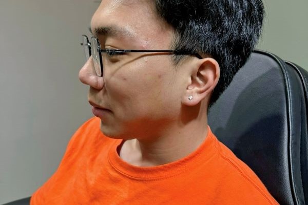 Hình xỏ khuyên tai nam