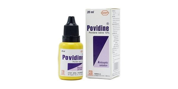 Dung dịch sát khuẩn Povidine 10% ngừa nhiễm khuẩn vết thương chai 20ml