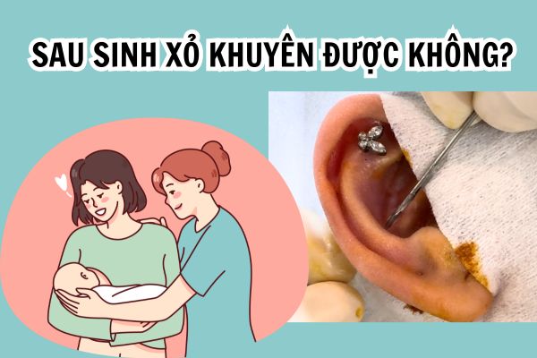 Sau sinh bao lâu xỏ khuyên được?