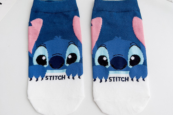 Tất (vớ) họa tiết hoạt hình Stitch
