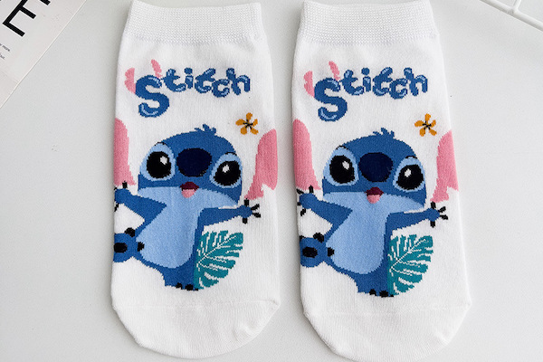 Tất (vớ) nữ hoạt hình Stitch mang êm chân