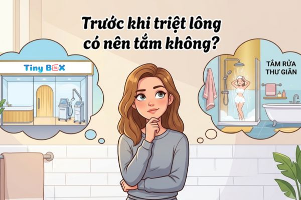 Trước khi triệt lông có nên tắm không?