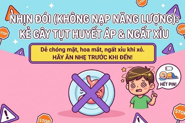trước khi xỏ khuyên, cấm nhịn đói, nên ăn nhẹ để tránh chảy máu 
