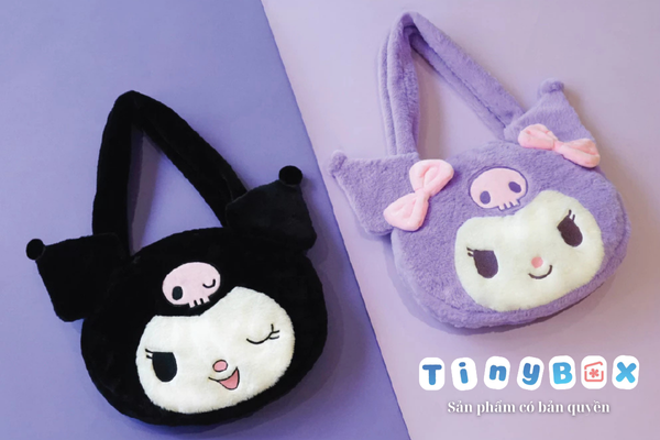 Túi bông Kuromi tím