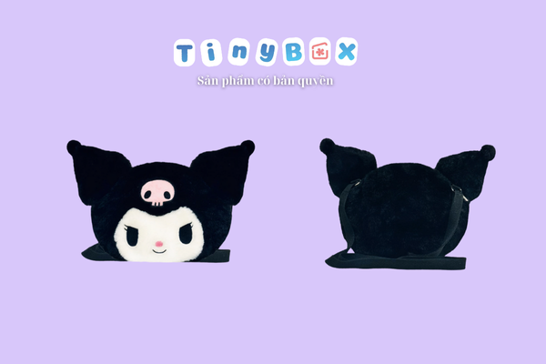 Túi bông mặt Kuromi