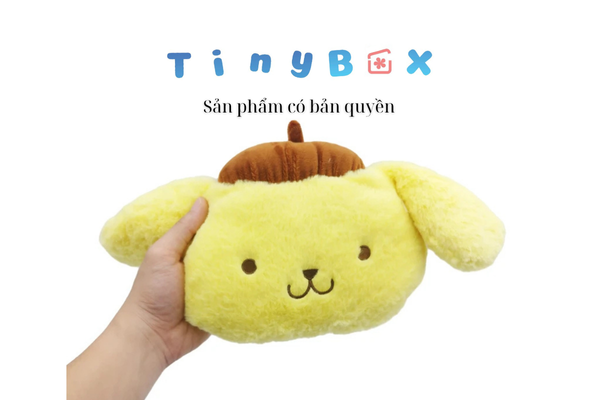 Túi bông mặt Pompompurin