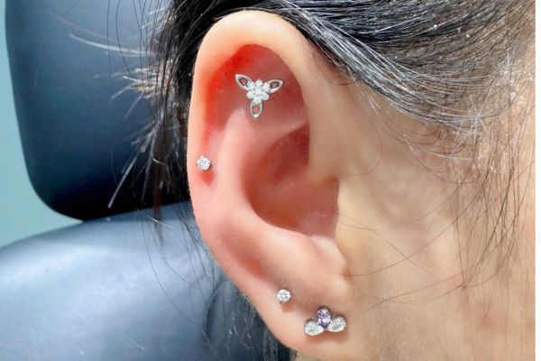 Ưu và nhược điểm khi xỏ 3 lỗ trên tai cùng lúc