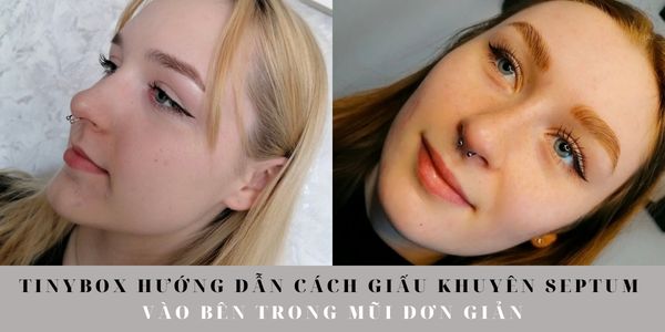 vị trí xỏ khuyên có thể giấu - giấu khuyên septum
