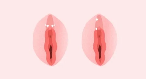 Xỏ khuyên vị trí nào đau nhất  - xỏ khuyên vùng kín