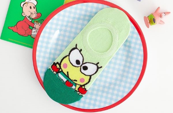 Vớ nữ cổ thấp kawaii Sanrio - Keroppi - Giá tốt