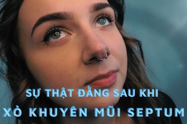 Xỏ khuyên mũi Septum có đau không?