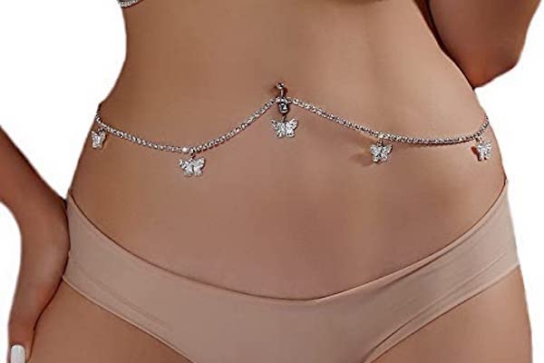 xỏ khuyên rốn đẹp 