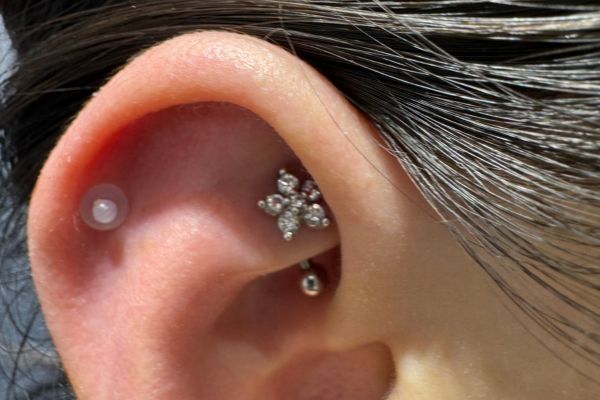 xỏ sụn tai - xỏ rook