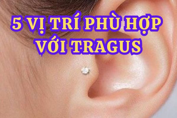 Xỏ Tragus mix với vị trí nào đẹp?