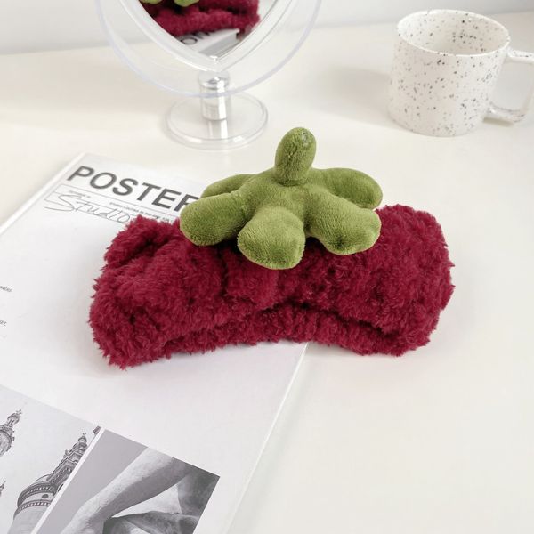 Băng đô cài tóc hình quả dâu tây - Phụ kiện thời trang