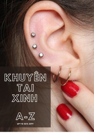 thế giới khuyên tai - đeo bông đẹp cá tính