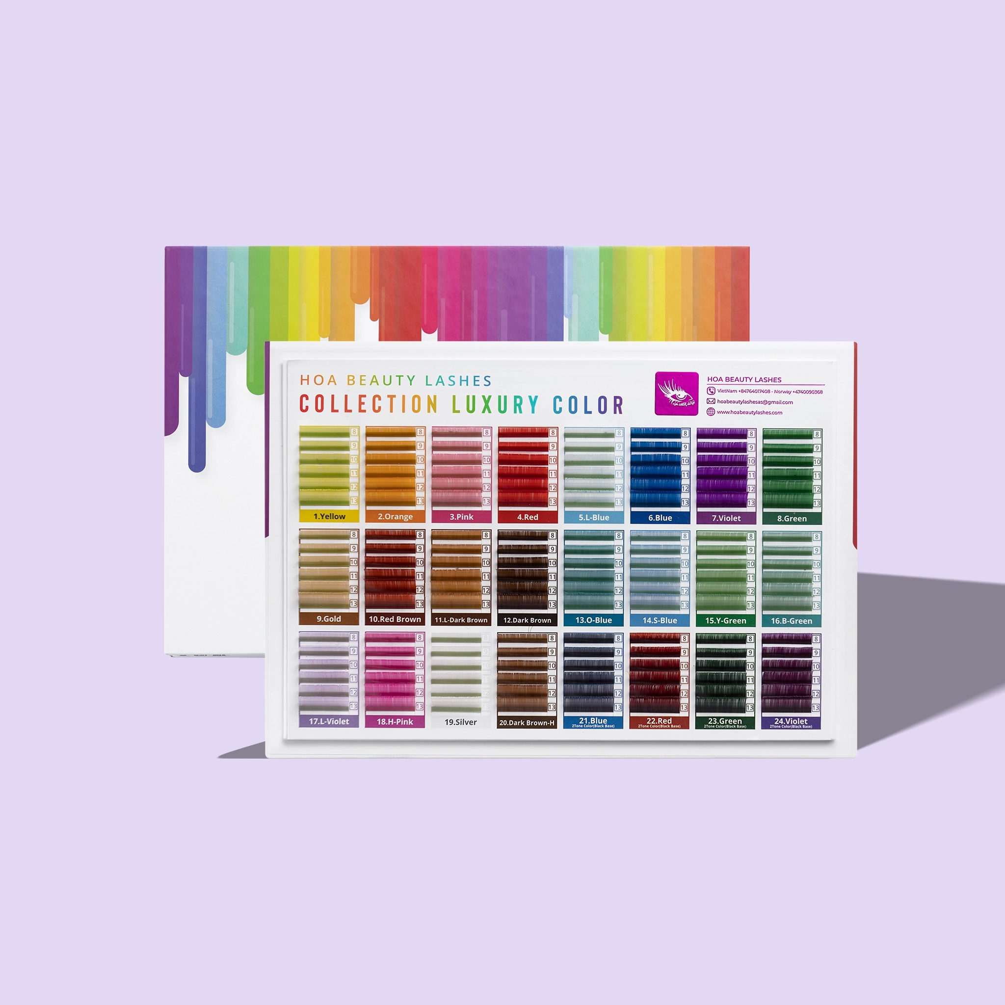 Bộ mi màu cao cấp (24 màu)