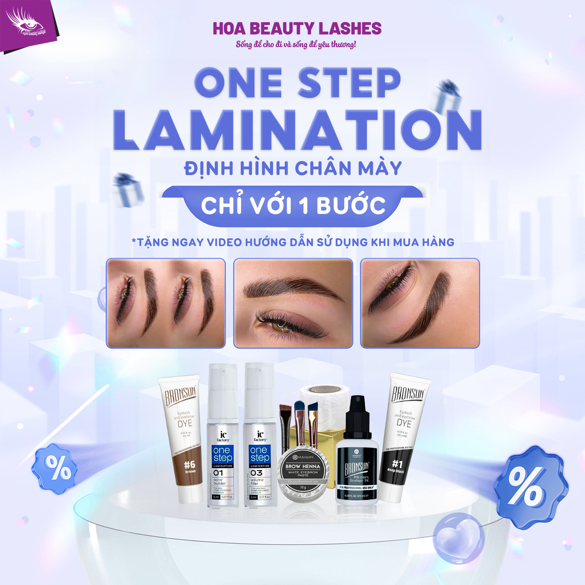 Bộ sản phẩm ONE STEP LAMINATION