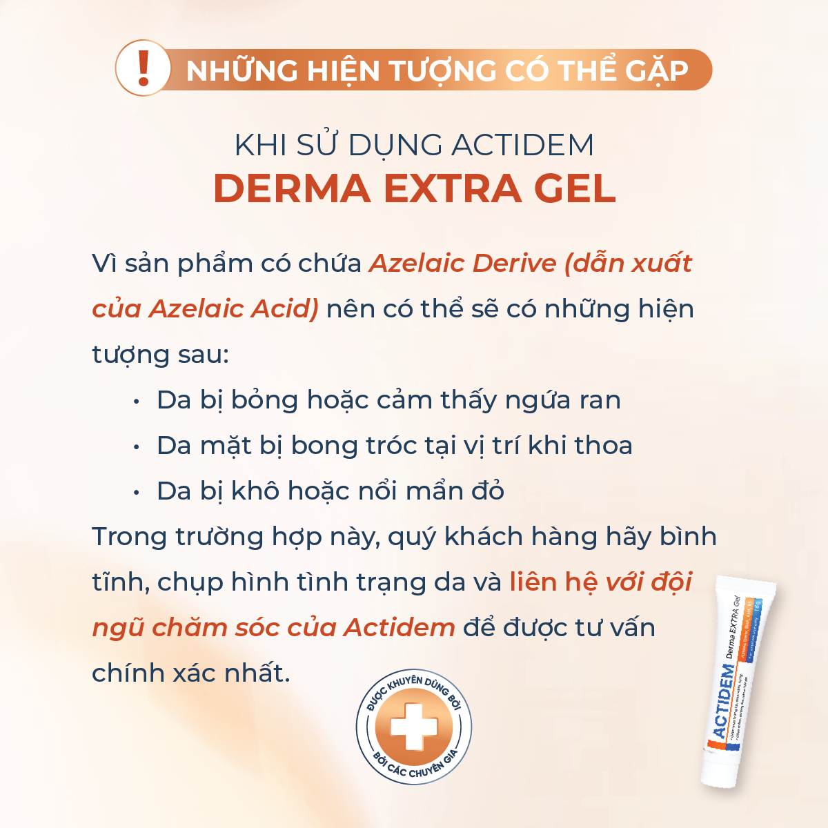 Gel Giảm Mụn Mờ Thâm Actidem Derma Extra Gel