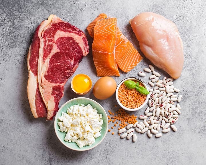 Bổ sung L-Cystine  qua các loại thực phẩm giàu protein