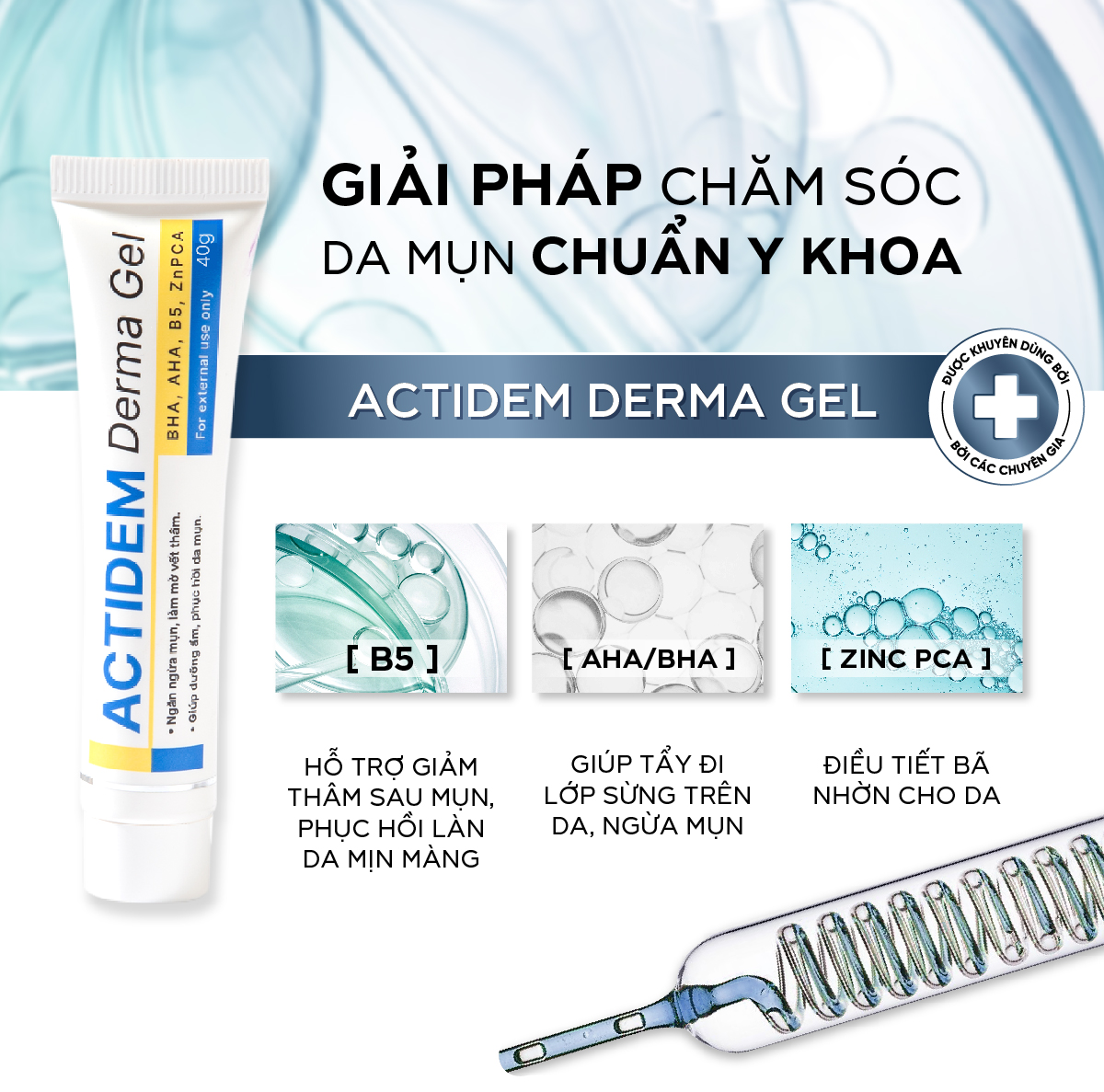 Gel Giảm Mụn Actidem Derma Gel